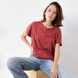 **Madewell** Soft Fade Cropped Boxy Tee. NWOTs